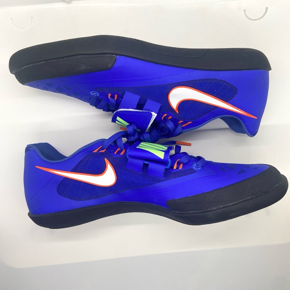 Mens Size 9.5 Nike Zoom SD 4 Track & Field Throwing Shoes Racer Blue 685135-400